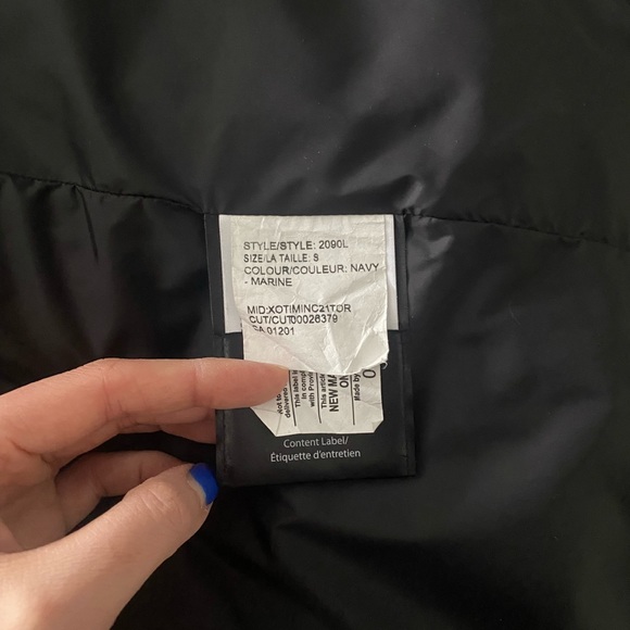 Navy blue Canada goose Lorette Parka - Picture 8 of 11